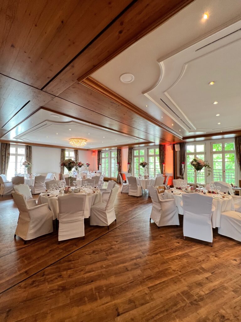 Festsaal des Hotel Schloss Friedestrom Zons