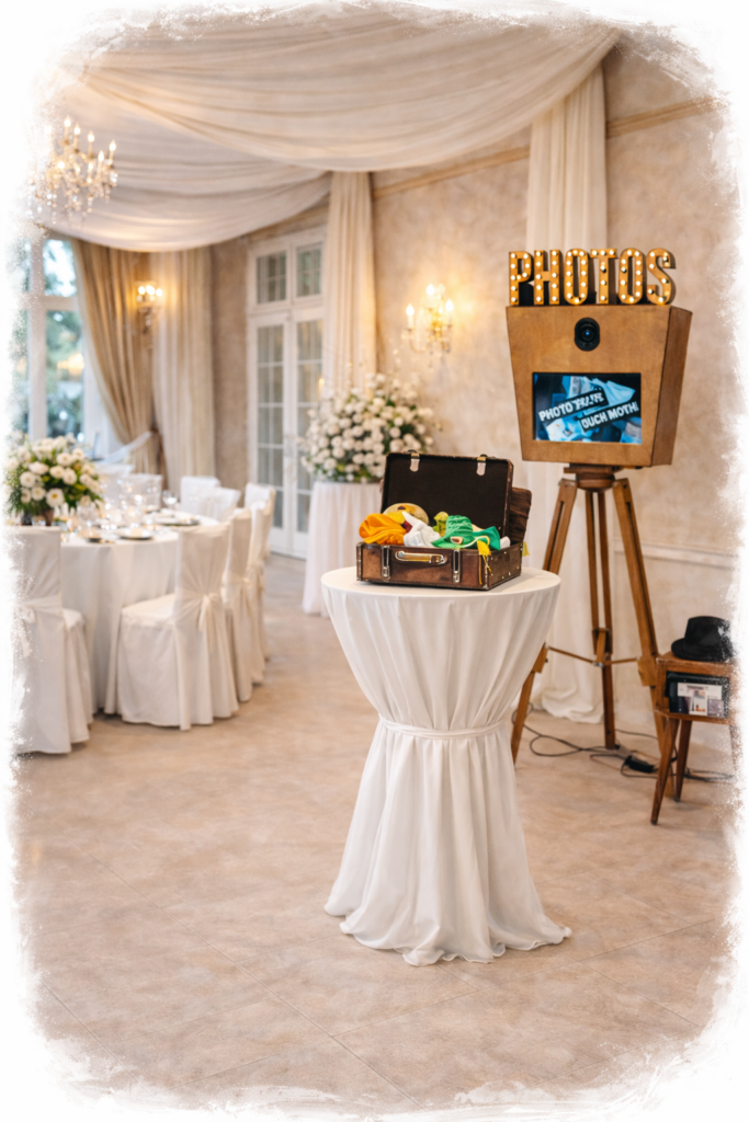 Hochzeit Location mit Fotobox